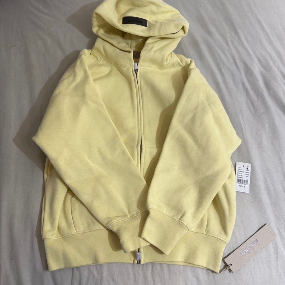 NWT Essentials Fear Of God Canarey Hoddie
